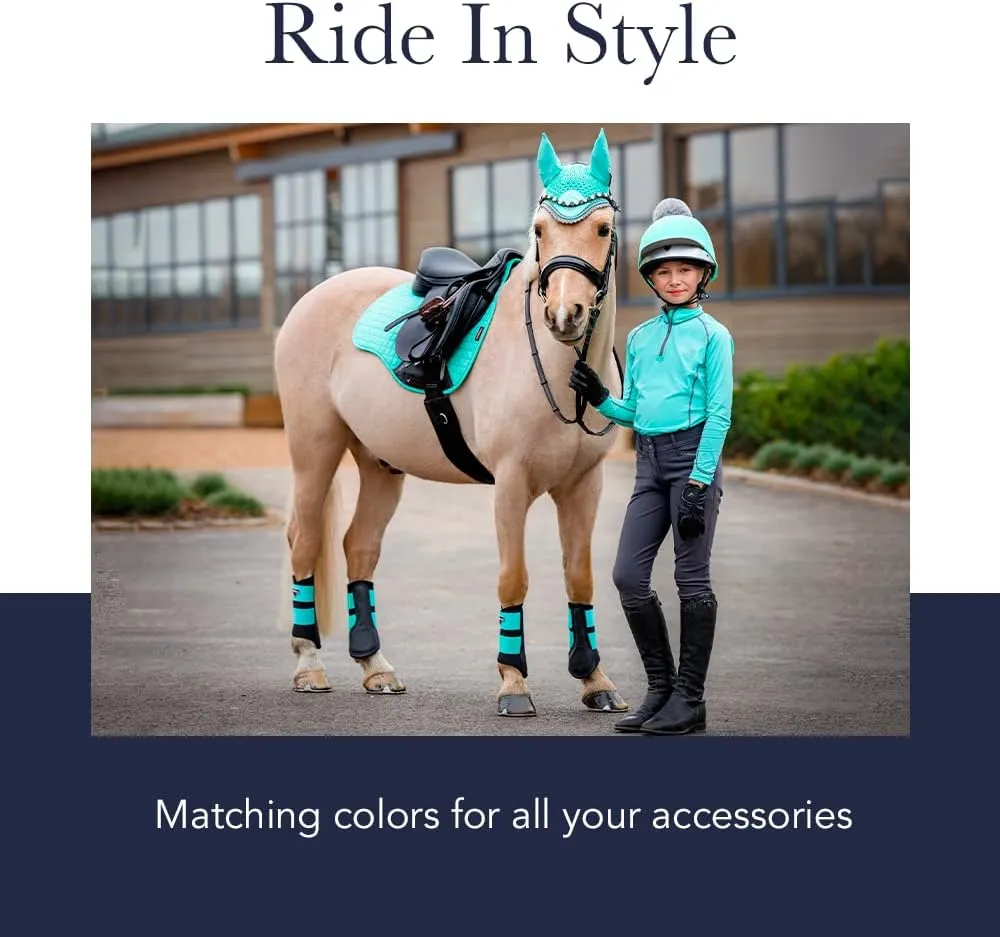 LeMieux Fleece Lined Brushing Horse Boots - Protective Gear and Training Equipment - Equine Boots, Wraps & Accessories
