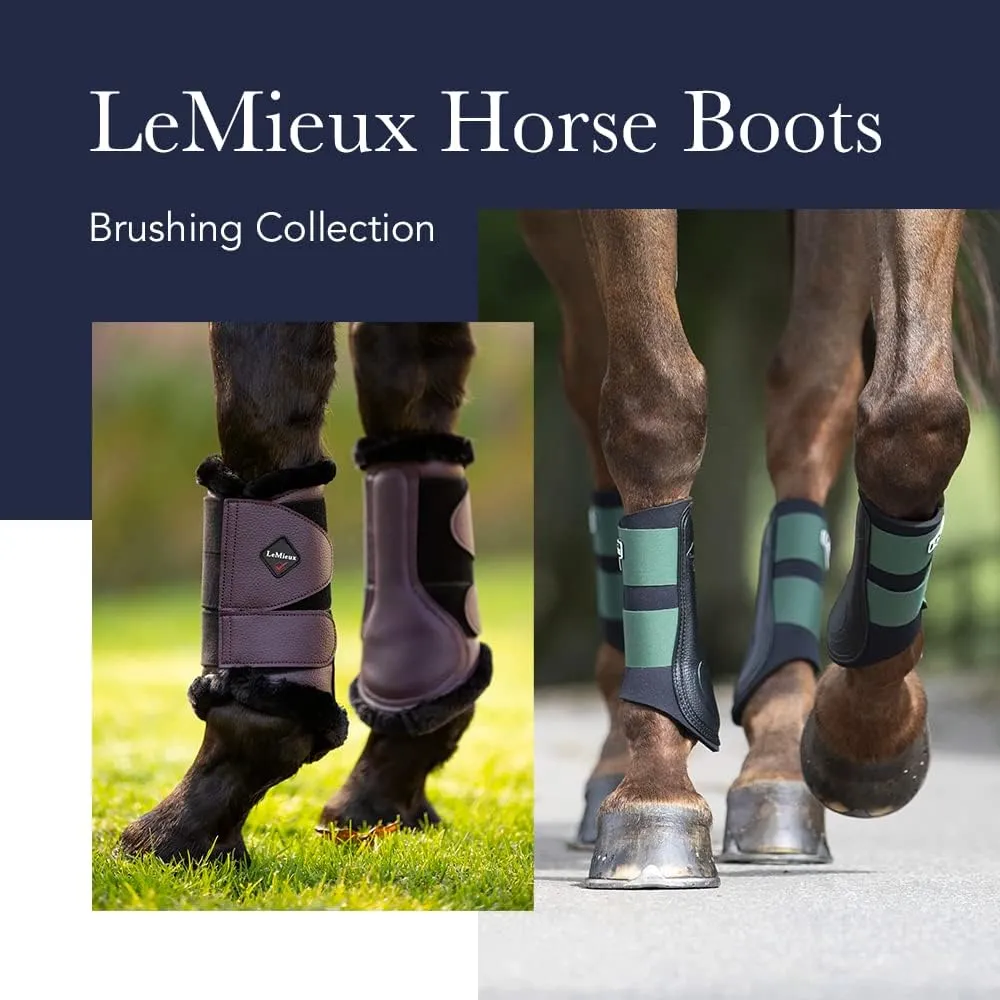 LeMieux Fleece Lined Brushing Horse Boots - Protective Gear and Training Equipment - Equine Boots, Wraps & Accessories