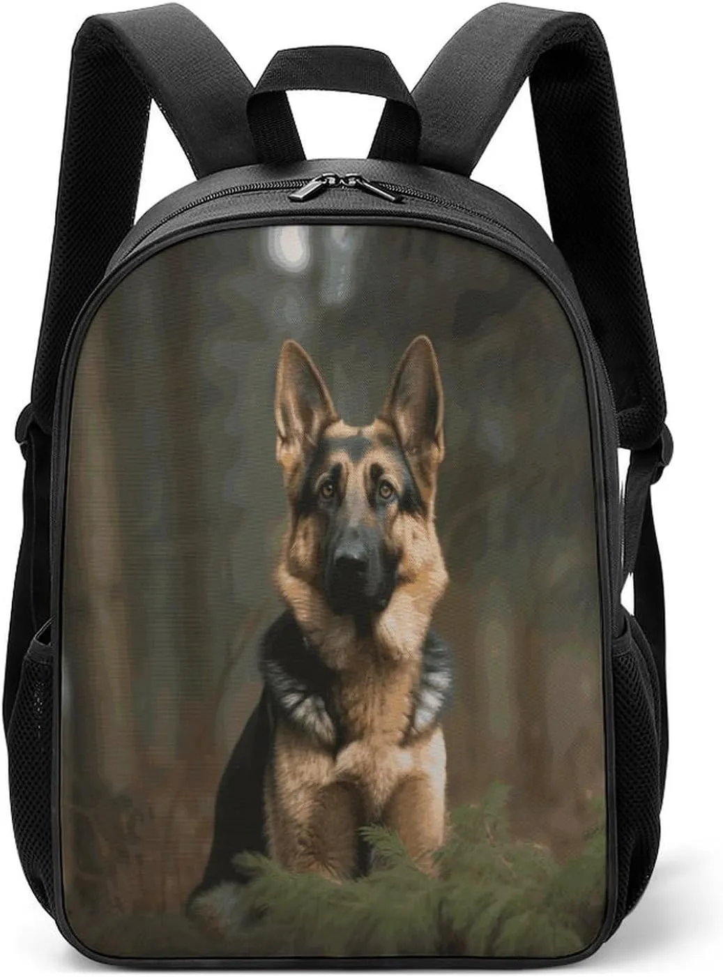 Lightweight Backpacks Cute Travel Bag Durable German Shepherd Printing Small Travel Backpack For Women & Men