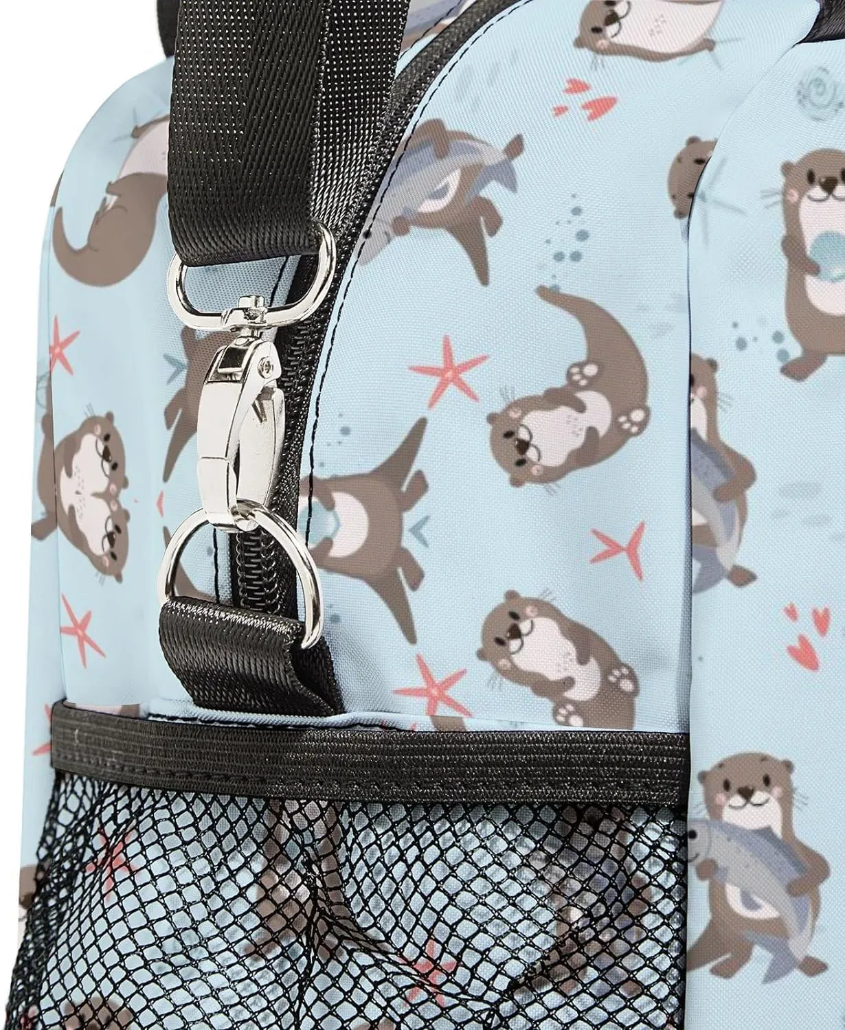 Lunch Bag Insulated Lunch Box Reusable/Washable/Durable Lunchbox Lightweight Lunch Tote Bag (Otter, One Size)