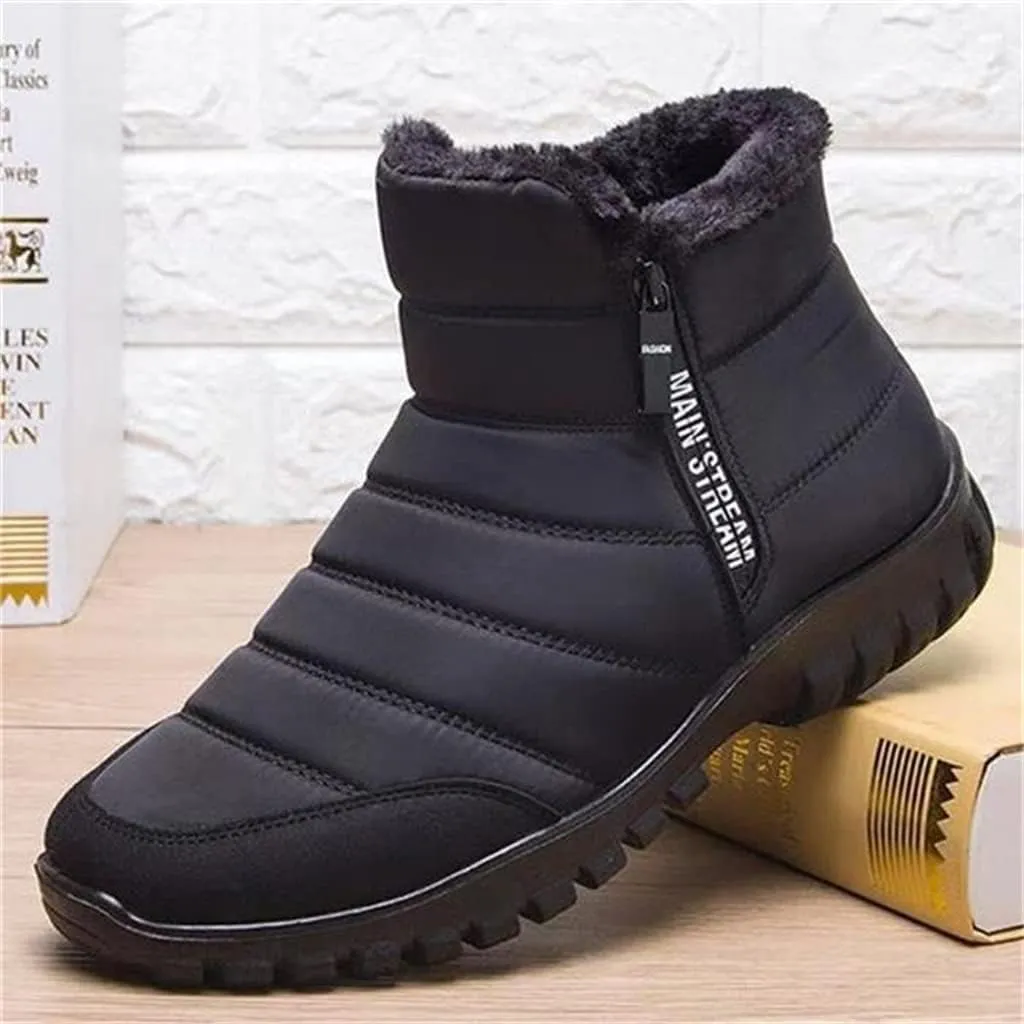 Men's and Women's Waterproof Warm Cotton Zipper Snow Ankle Boots