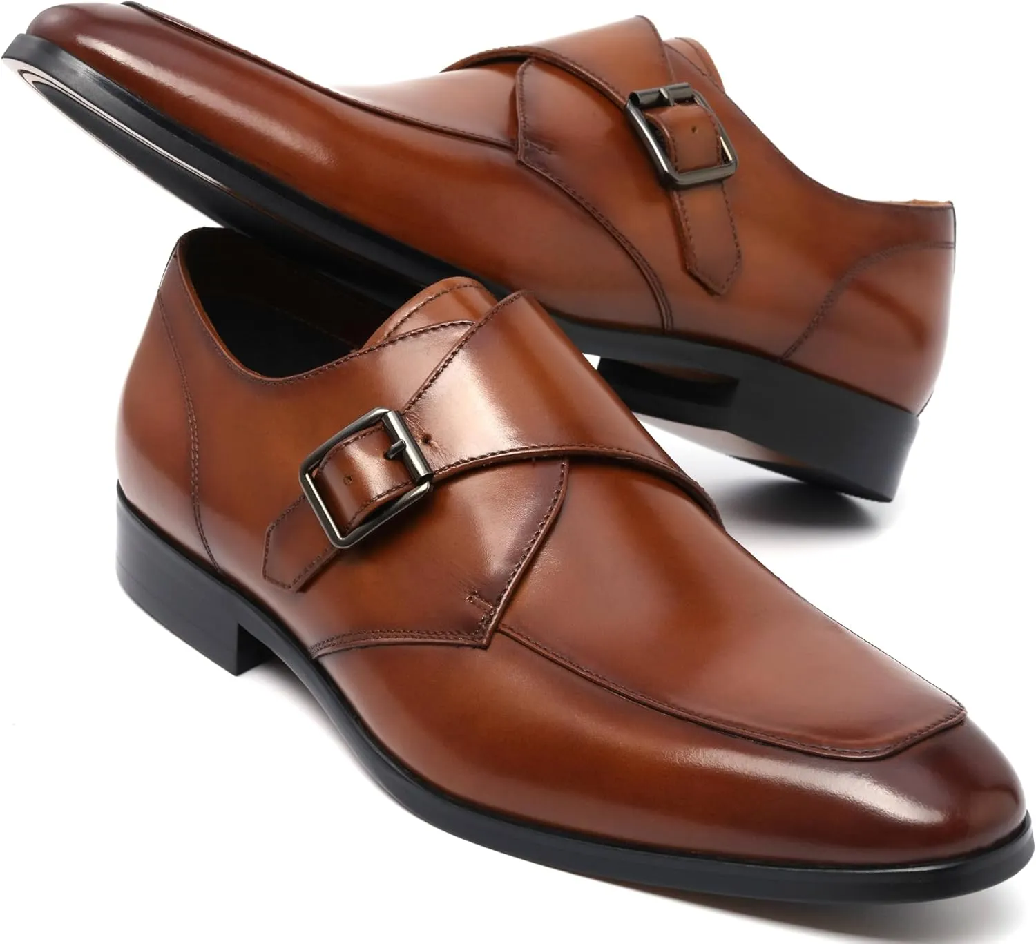 Men's Business Casual Dress Oxfords Formal Lace-Up Shoes for Office, Parties, and Daily Wear