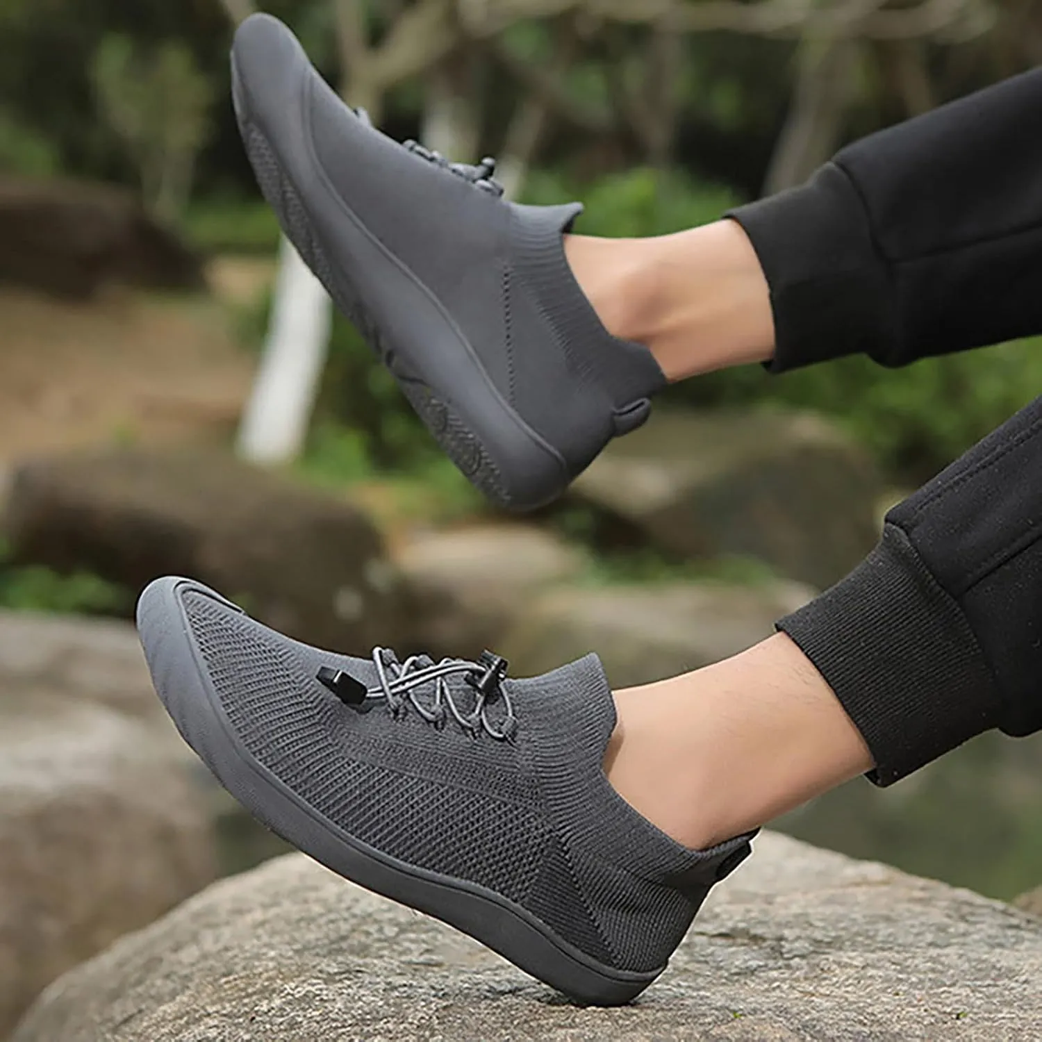Men's Casual Dress Shoes Comfort Walking Shoes Mesh Mens Tennis Shoes High Top Men Casual Dress Shoes Wedge Sneakers Waterproof Tennis Shoe Cross Trainer Shoe