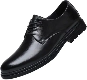 Mens Casual Leather Shoes Men's Business Formal Wingtip Brogue Oxford Shoes for Men