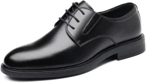 Men's Classic Lace-up Brogue Oxfords Shoes Mens Business Casual Loafers Patent Leather Dress Shoes for Men