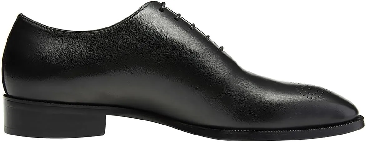 Mens Dress Oxford Shoes Business Casual Wholecut Tuxedo Wedding Shoes for Men