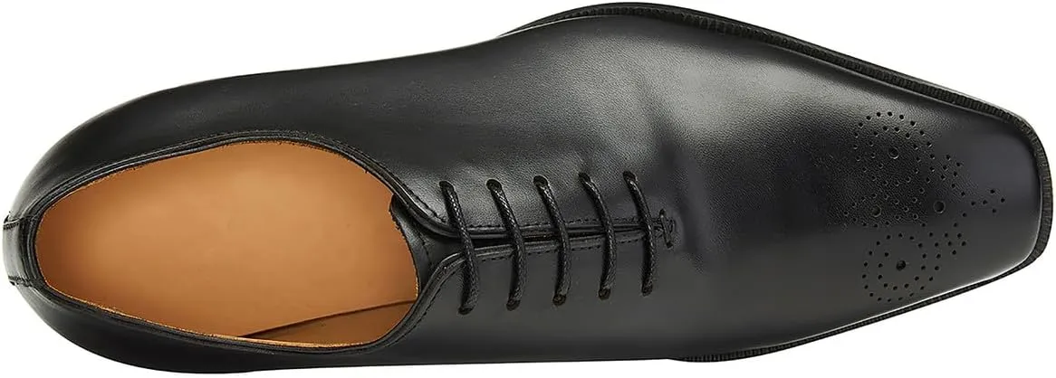 Mens Dress Oxford Shoes Business Casual Wholecut Tuxedo Wedding Shoes for Men