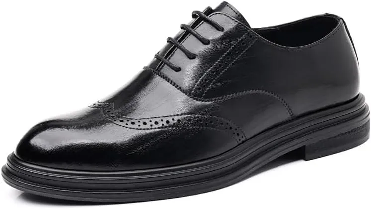 Mens Dress Shoes Modern Formal Business Genuine Leather Oxfords Shoes
