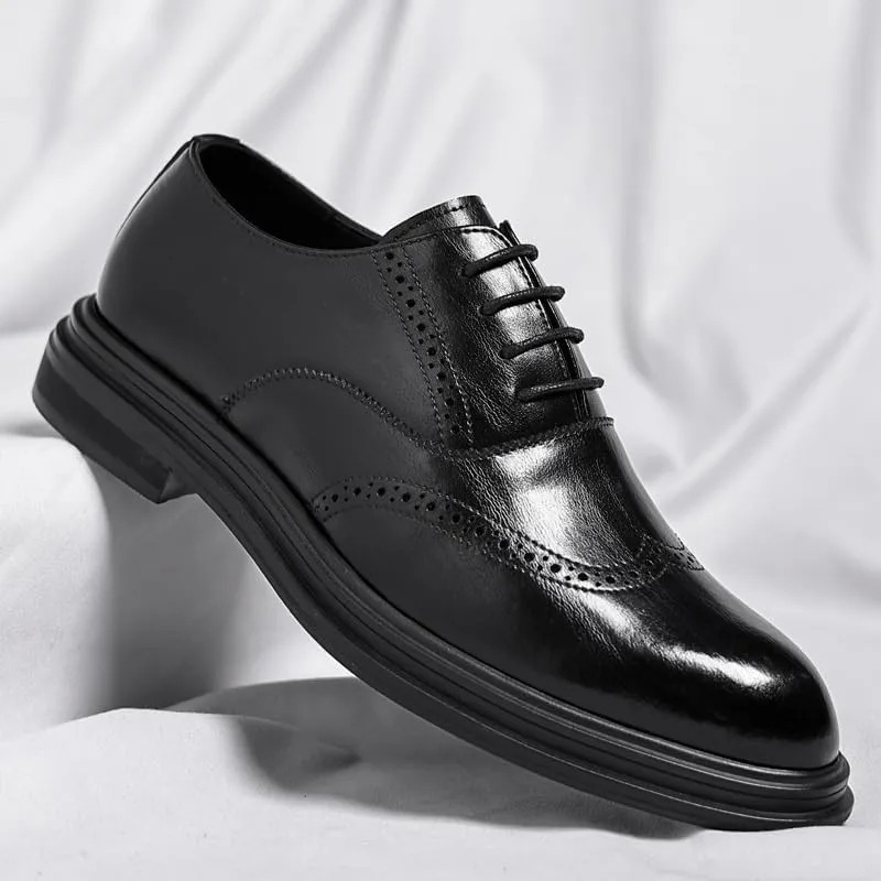 Mens Dress Shoes Modern Formal Business Genuine Leather Oxfords Shoes