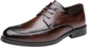 Men's Oxford Dress Shoes – Stylish Leather Lace-Up Brogue Shoes for Business, Casual, Office, Wedding & Party Wear