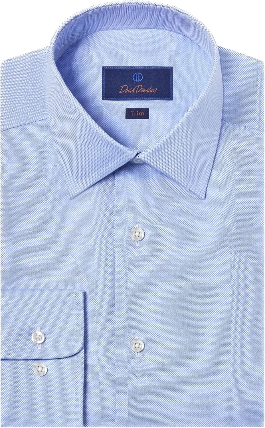 Men's Trim Fit Royal Oxford 100% Cotton Dress Shirt