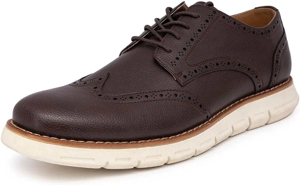 Nautica Men's Knit Dress Oxford Dress Sneakers: Breathable, Stylish, Lightweight & Comfortable - Ideal for Business or Walking