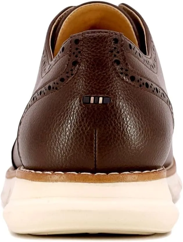 Nautica Men's Knit Dress Oxford Dress Sneakers: Breathable, Stylish, Lightweight & Comfortable - Ideal for Business or Walking