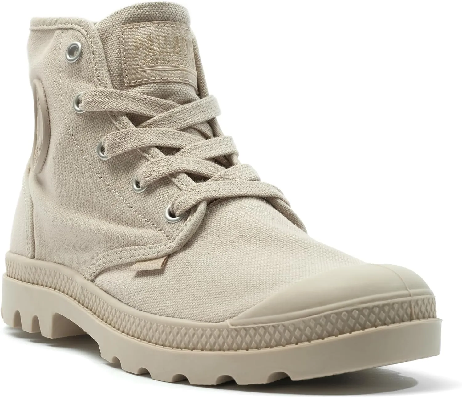 Palladium Women's Pampa Hi Boot, Vegan Canvas Lace Up Boot