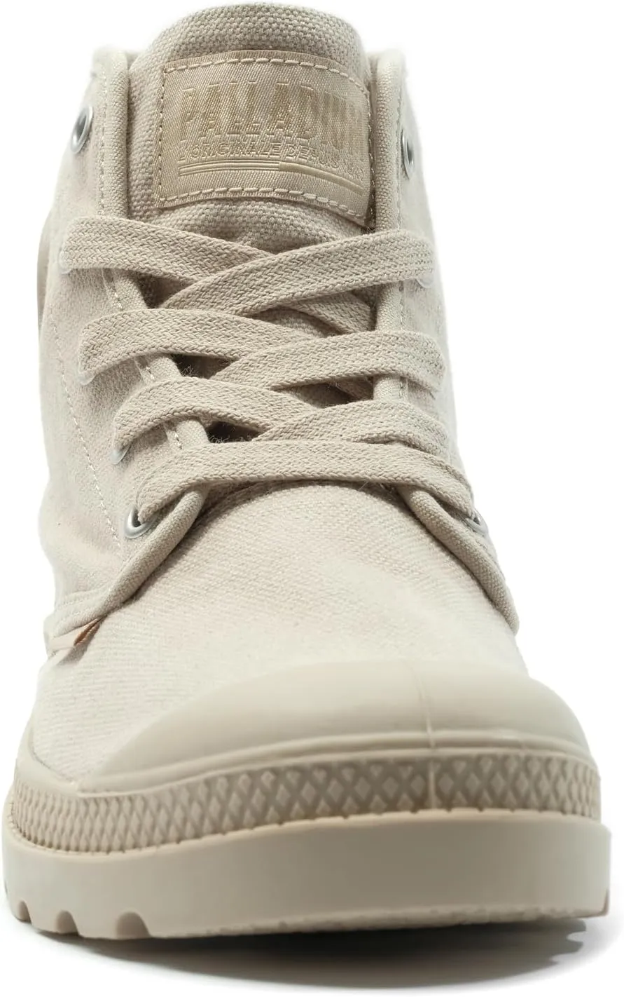 Palladium Women's Pampa Hi Boot, Vegan Canvas Lace Up Boot