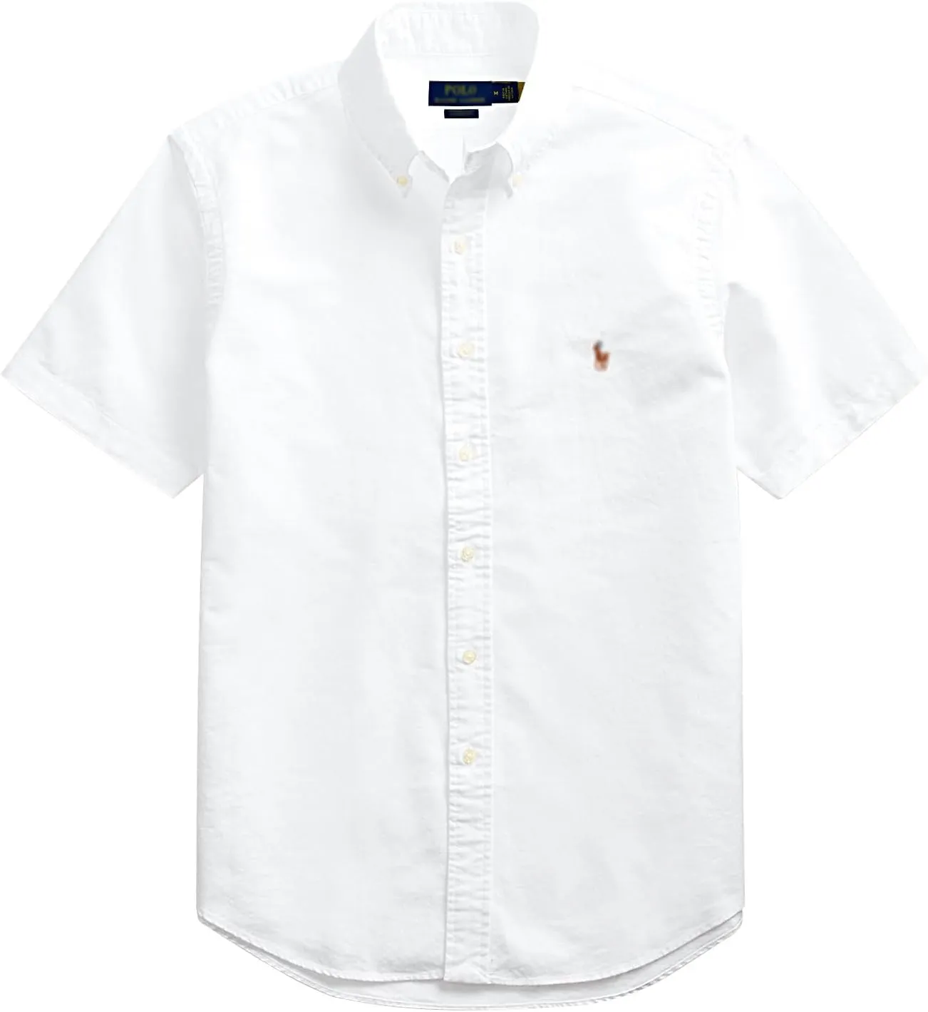 Polo Men's Short Sleeve Classic Fit Oxford Shirt for Business Casual