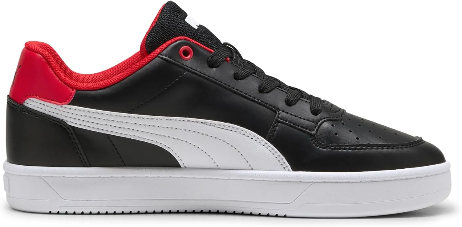 PUMA Men's Ferrari Caven 2.0 Shoes, Rosso Corsa-White, 7
