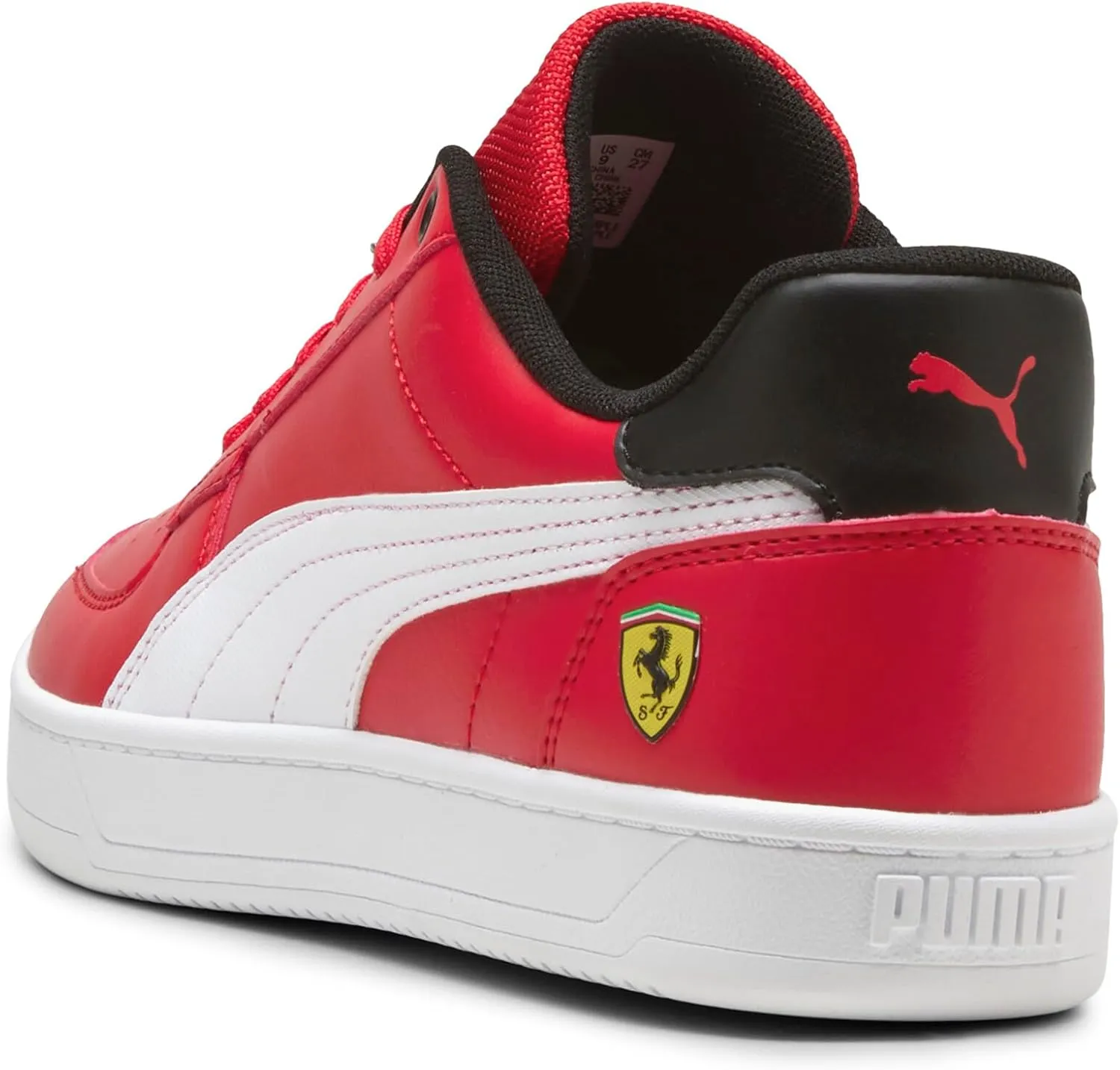 PUMA Men's Ferrari Caven 2.0 Shoes, Rosso Corsa-White, 7