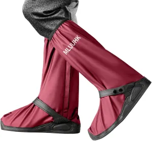 Rain Shoe Covers, Reusable Waterproof Rain Cover for Shoes, Non-Slip PVC Snow Boot Covers for Men and Women