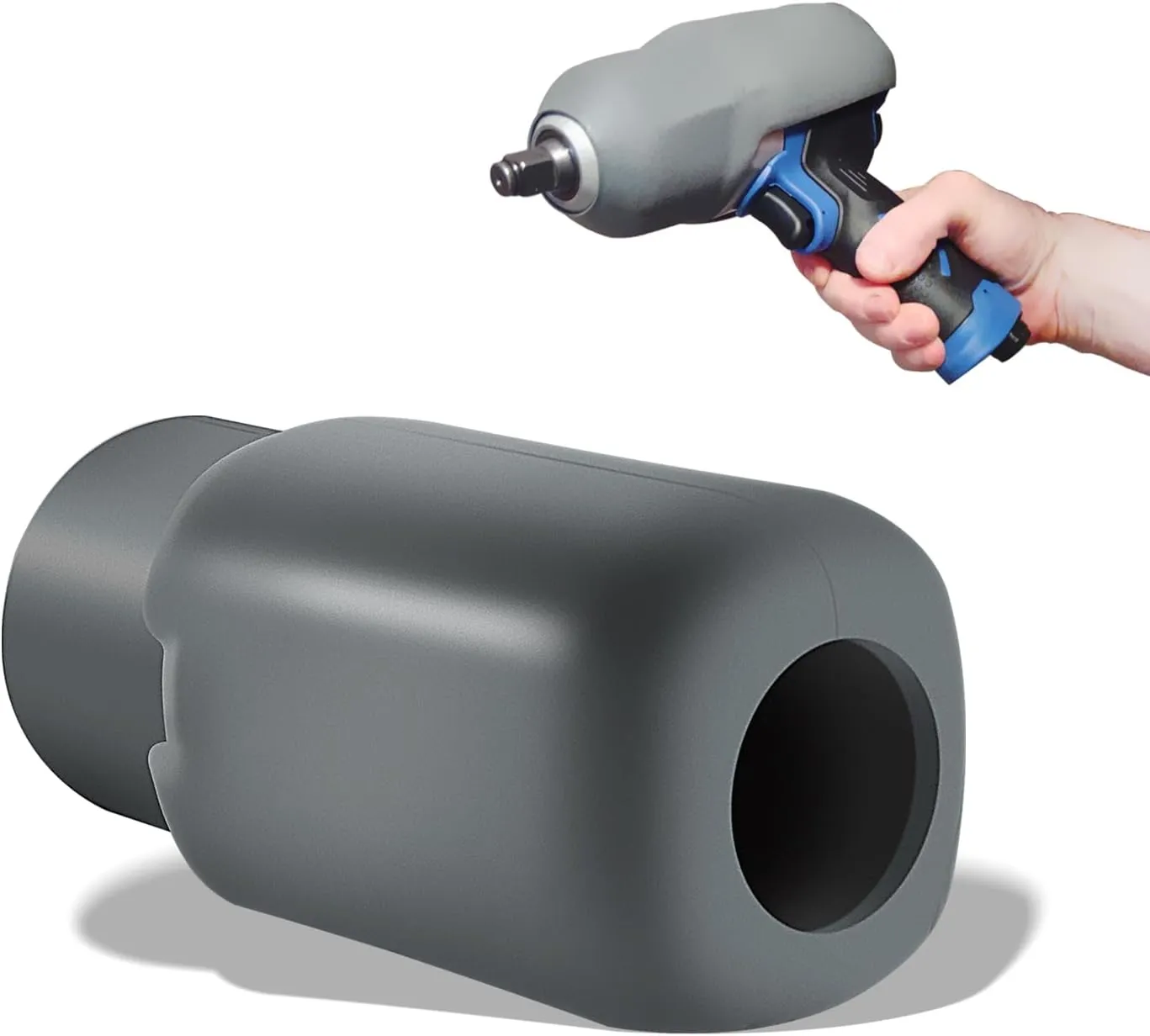 Replace for 2235M-BOOT Premium Tool Boot Air Impact Wrench Protective Boot Fit for 2235TiMax Series for 2235 & 2135Qi - Grey, for 1/2 Inch Impact Wrench