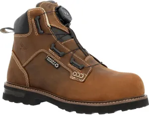 ROCKY Grindstone XTR BOA Composite Toe Work Boot, Crazy Horse, Size 9.5(M)