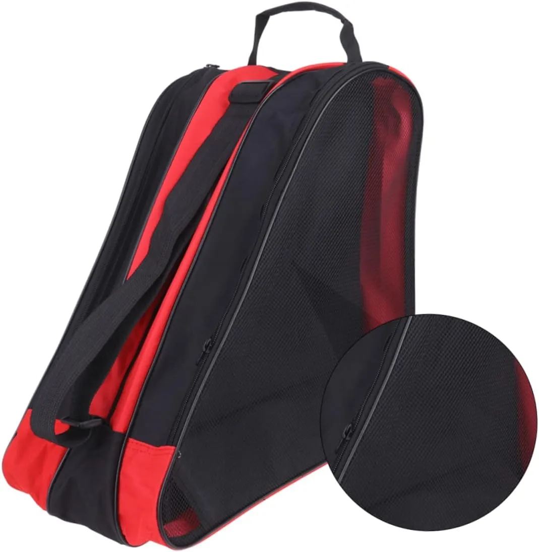 Roller Skating Bag Set Skates Bag for Outdoor Use Oxford Fabric Washable Foldable Ice Skating Storage