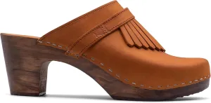 Sandgrens Handmade Swedish Wood Clogs for Women, High Rise Mule | Venice