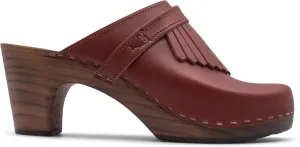 Sandgrens Handmade Swedish Wood Clogs for Women, High Rise Mule | Venice