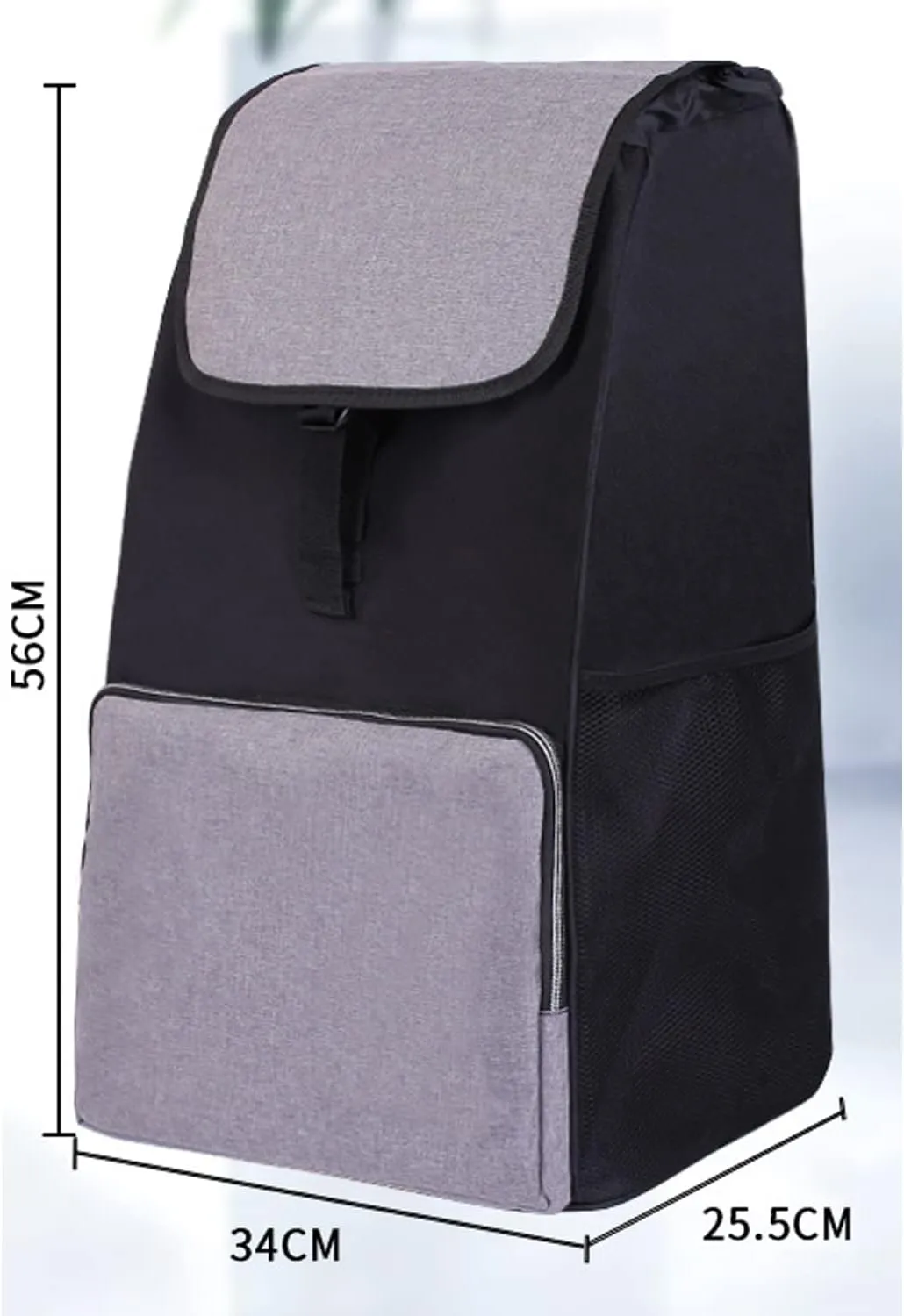 Shopping Cart Replacement Bag, Trolley Waterproof Spare Bag, Storage Bag with Side Pockets and Front Pocket 5