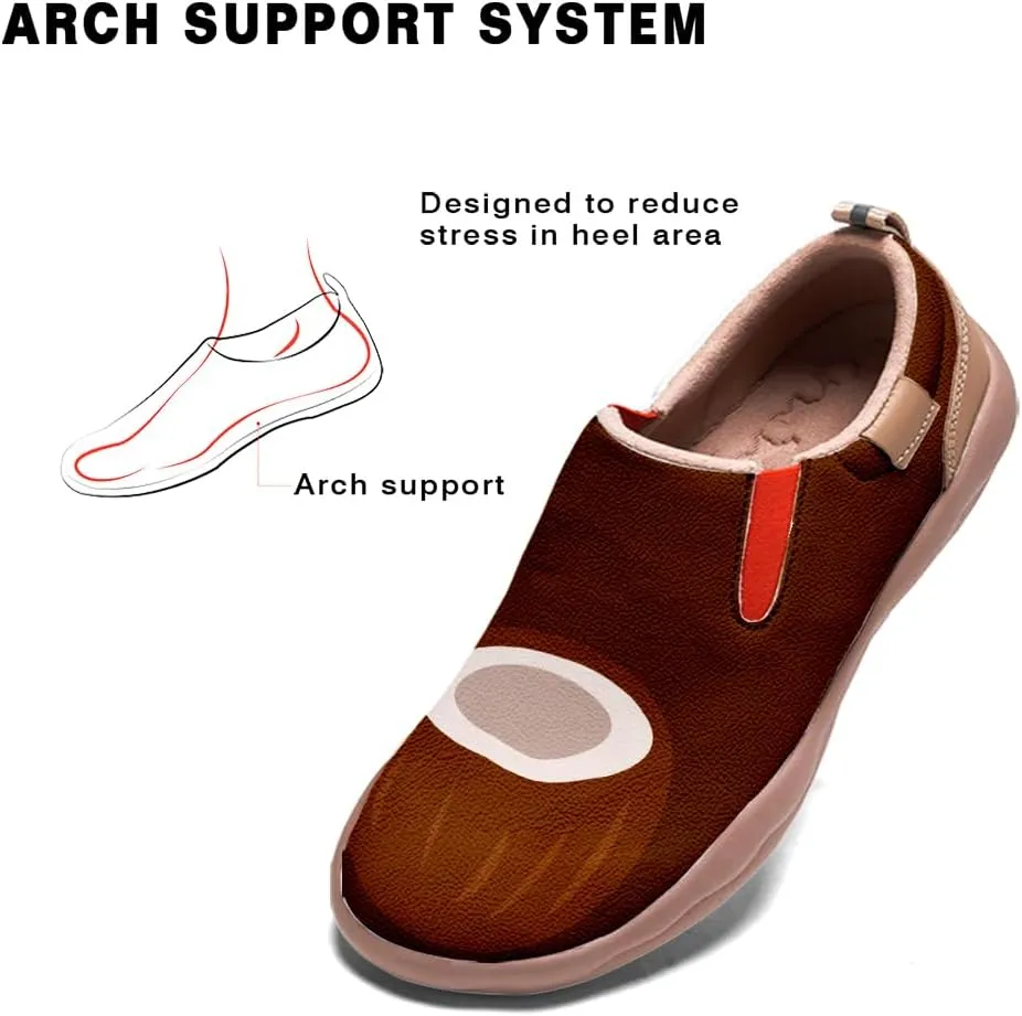 Slip On Loafers for Women Art Painted Travel Walking Shoes Casual Lightweight Fashion Sneaker
