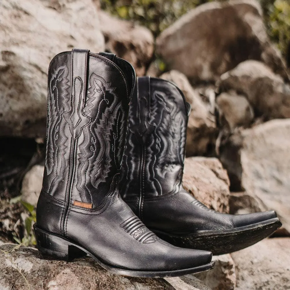 Soto Boots Mens Burnished Snip Toe Cowboy Boots H50030