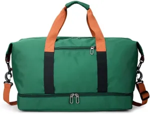 Sports bag - Extra Large Travel Duffel Luggage Bag with Upgrade Zipper, Durable & Water Resistant, Black(Bronze)