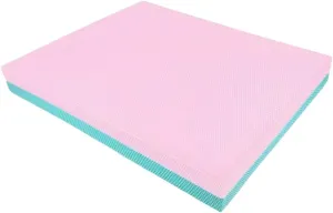 Stability Trainer Pad - Foam Balance Exercise Pad Cushion for Therapy, Yoga, Dancing Balance Training, Pilates,and Fitness (Green-Pink)