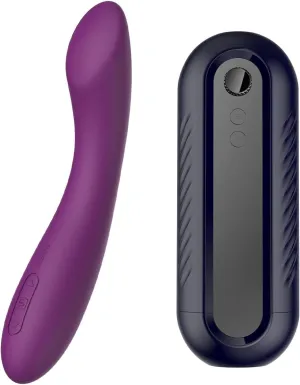 SVAKOM Female Vibrating Dildos Clitoral Stimulator Personal Massager Adult Toy with 5 * 5 Vibration   Male Masturbator Sex Toys for Men - SVAKOM Thrusting Squeezing Penis Trainer