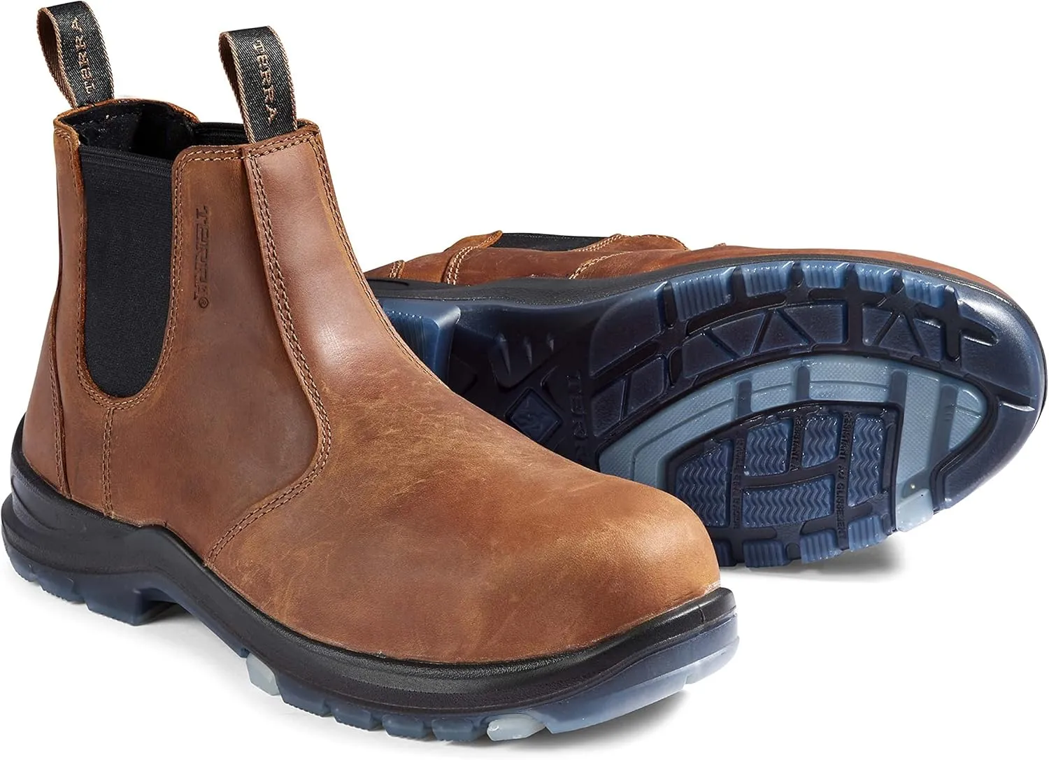 Terra Men's Murphy 6" Soft Toe Pull-on Work Boot Industrial