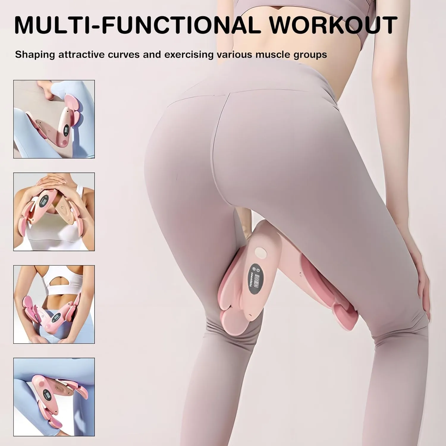 Thigh Master, Inner Thigh Exerciser, Thigh Master Thigh Exerciser for Women, Kegel Exerciser Pelvic Floor Muscle Exercise Devices, Thigh Exercise Equipment
