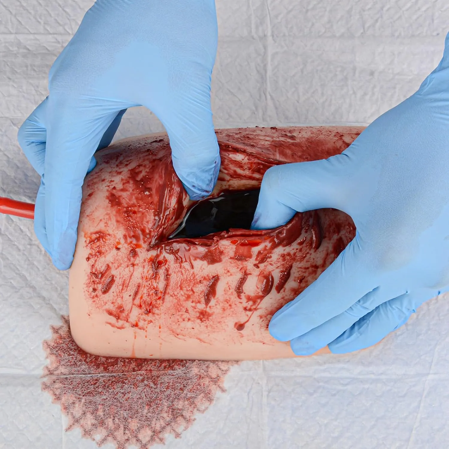 Thigh Wound Packing Trainer Kit, Stop The Bleed Training Kit, Bleed Control Kit for Medical Classes - Carrying Bag