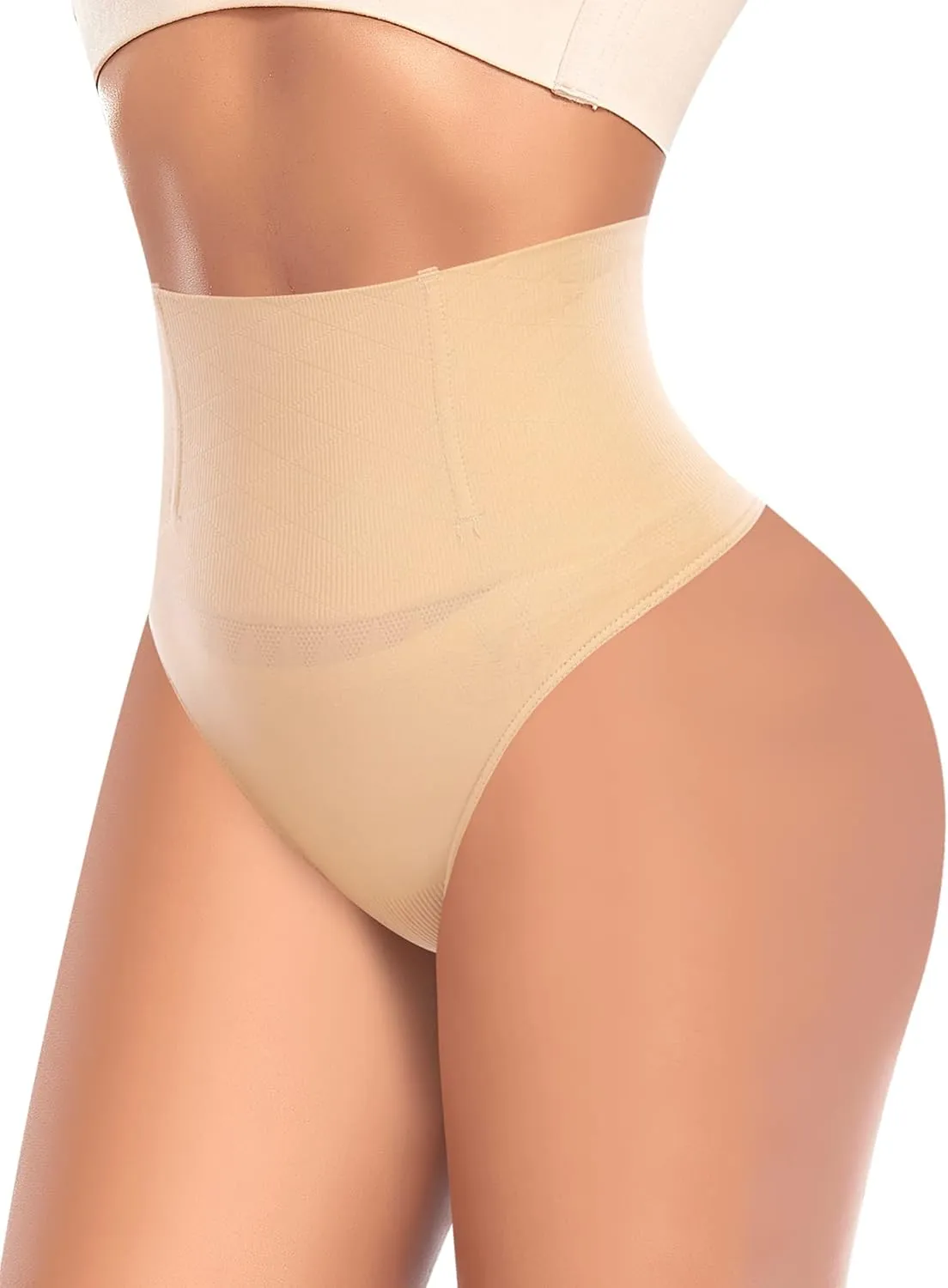 Tummy Control Thong Shapewear for Women High Waist Shaping Underwear Seamless Body Shaper Panties Girdle