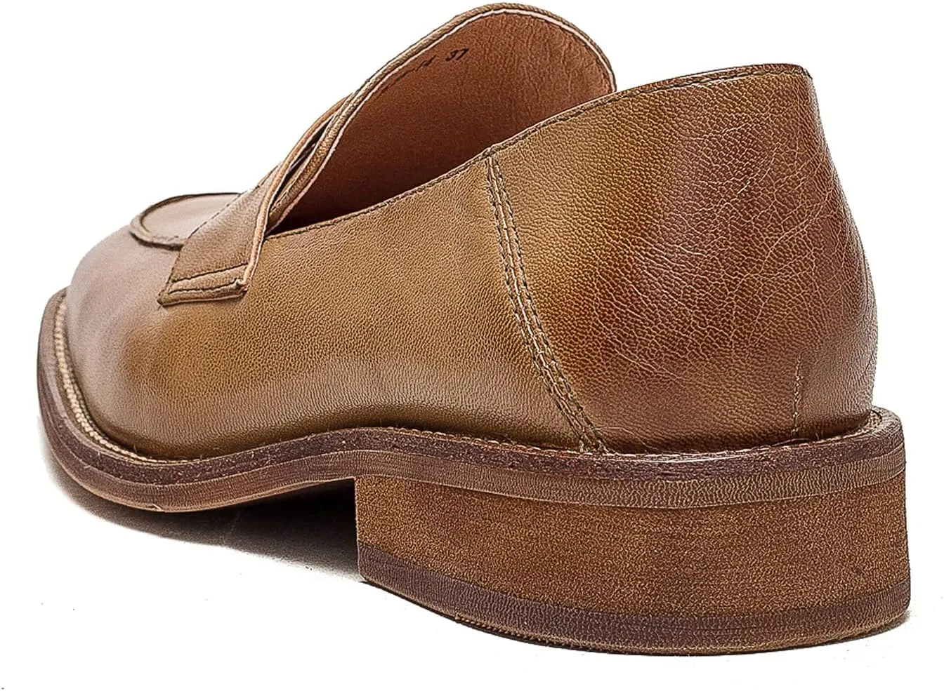 U-lite Women’s Sheepskin Leather Slip-On Loafers - Soft, Comfortable, and Lightweight Shoes with Collapsible Heel