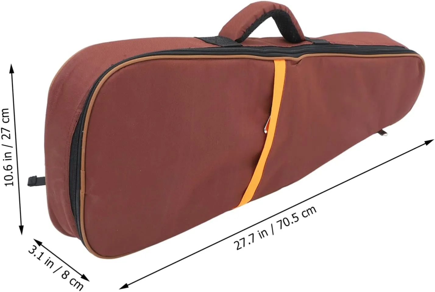 Ukulele Carrying Bag Thickened Oxford Cloth Storage Backpack with Extra Padding Multiple Pockets for Accessories Durable Protection Against Impacts and Elements