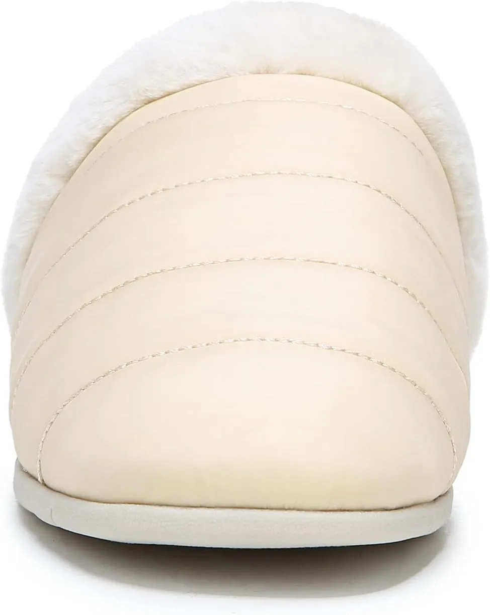 Vionic Karma Josephine Women's Mule Slipper- Supporting Ladies Indoor/Outdoor Slippers that Include Three-Zone Comfort with Orthotic Insole Arch Support, Medium Fit Sizes 5-11