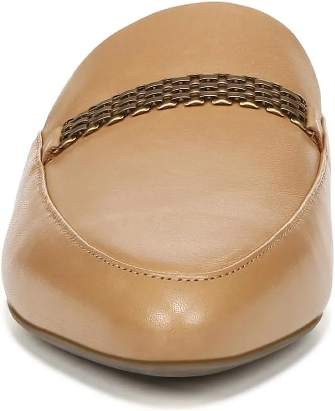Vionic Women's Starling Mule - Comfortable Flats That Includes a Built-in Arch Support Insole That Helps Correct Pronation and Alleviate Heel Pain Caused by Plantar Fasciitis, Medium Width Sizes 5-12