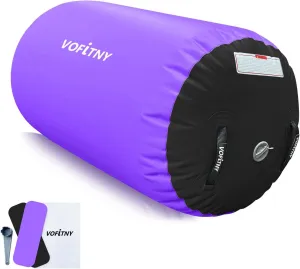 VOFiTNY Gymnastics Tumbling Equipment Air Barrel Inflatable Octagon Tumbler Roller Back-bend Trainer Chearleeding Mat Without Pump