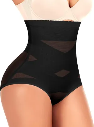 Werena Tummy Control Shapewear Panties for Women High Waist Cincher Shaping Underwear Body Shaper Panty Girdle