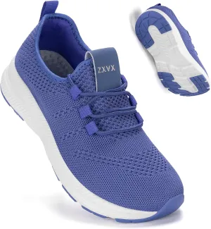 Wide Toe Box Shoes Women Non-Slip Wide Width Sneakers Ultra Light Extra Wide Road Running Shoes for Women Breathable Tennis Walking Gym Workout Trainer 5.5-11.5