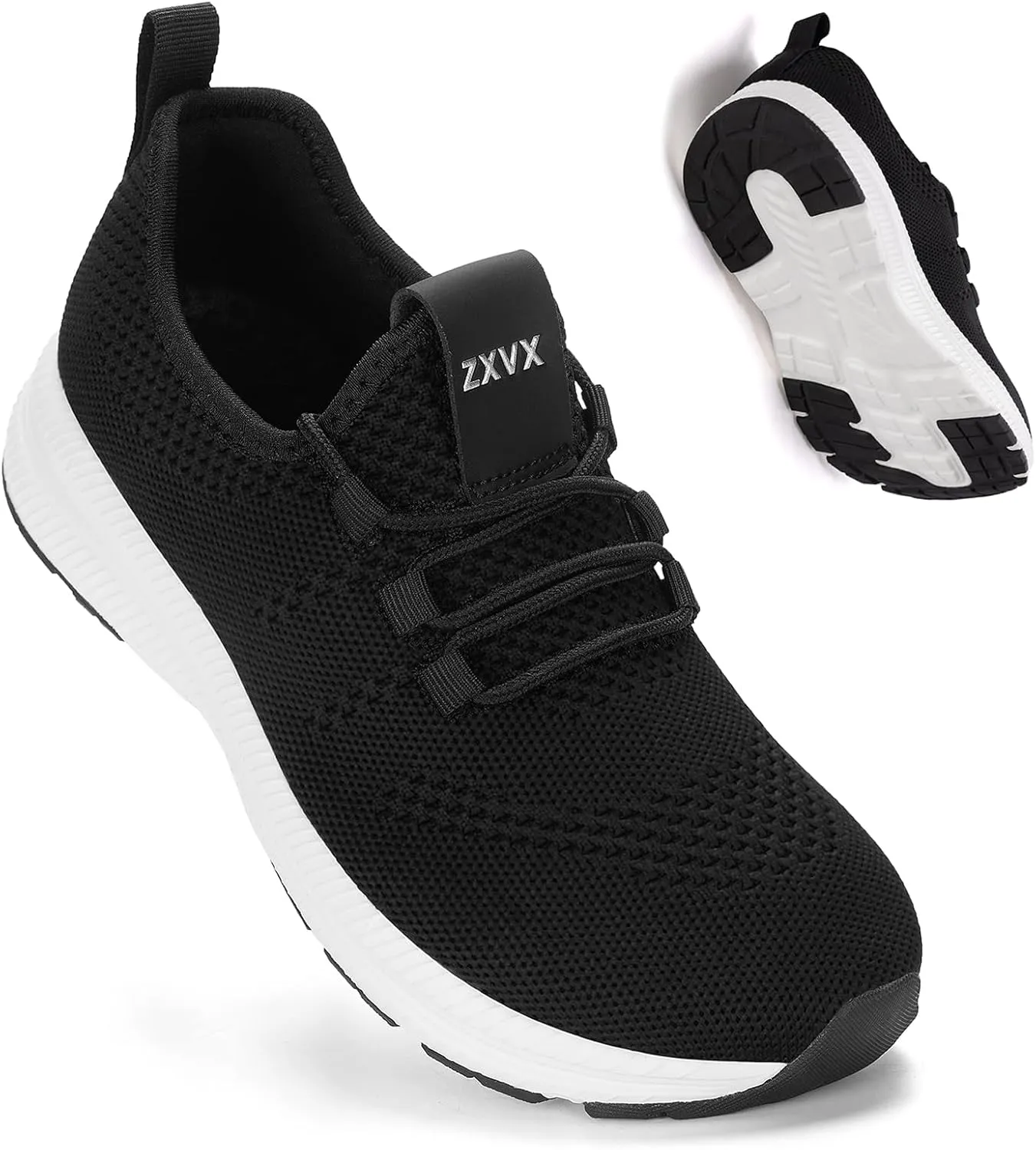 Wide Toe Box Shoes Women Non-Slip Wide Width Sneakers Ultra Light Extra Wide Road Running Shoes for Women Breathable Tennis Walking Gym Workout Trainer 5.5-11.5