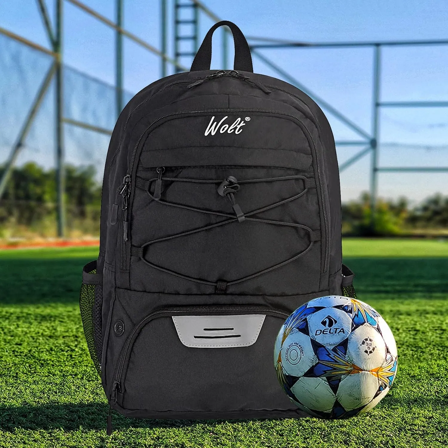 WOLT Youth Soccer Bag, Soccer Backpack, Basketball Backpack with Cleat Shoe and Ball Compartments Volleyball Backpack