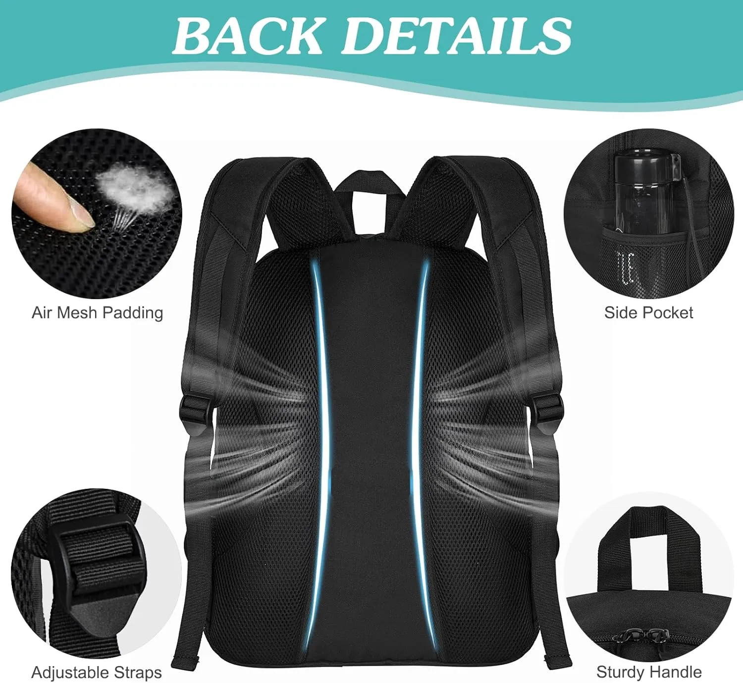 WOLT Youth Soccer Bag, Soccer Backpack, Basketball Backpack with Cleat Shoe and Ball Compartments Volleyball Backpack