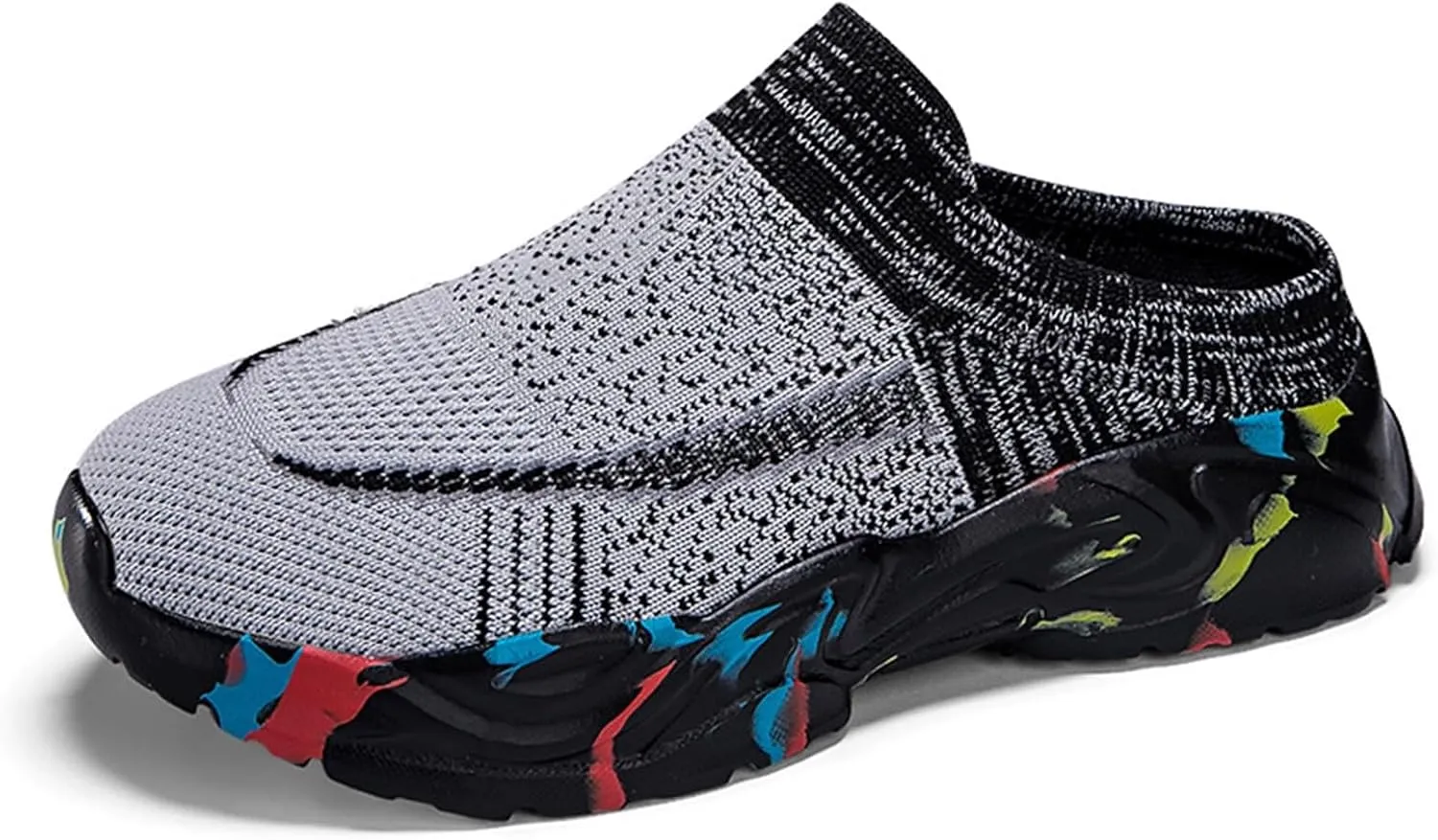Womens Backless Sneakers Mesh Slip-on Mule Shoes Running Shoes for Women Comfort Brown Casual Shoes Men Shoes Sneakers Steel Toe Tennis Shoe Trainers Shoe