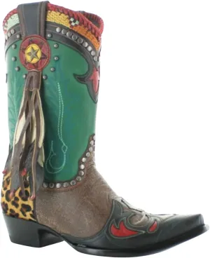Women's Last Chief Western Boot Snip Toe - Ddl086-1